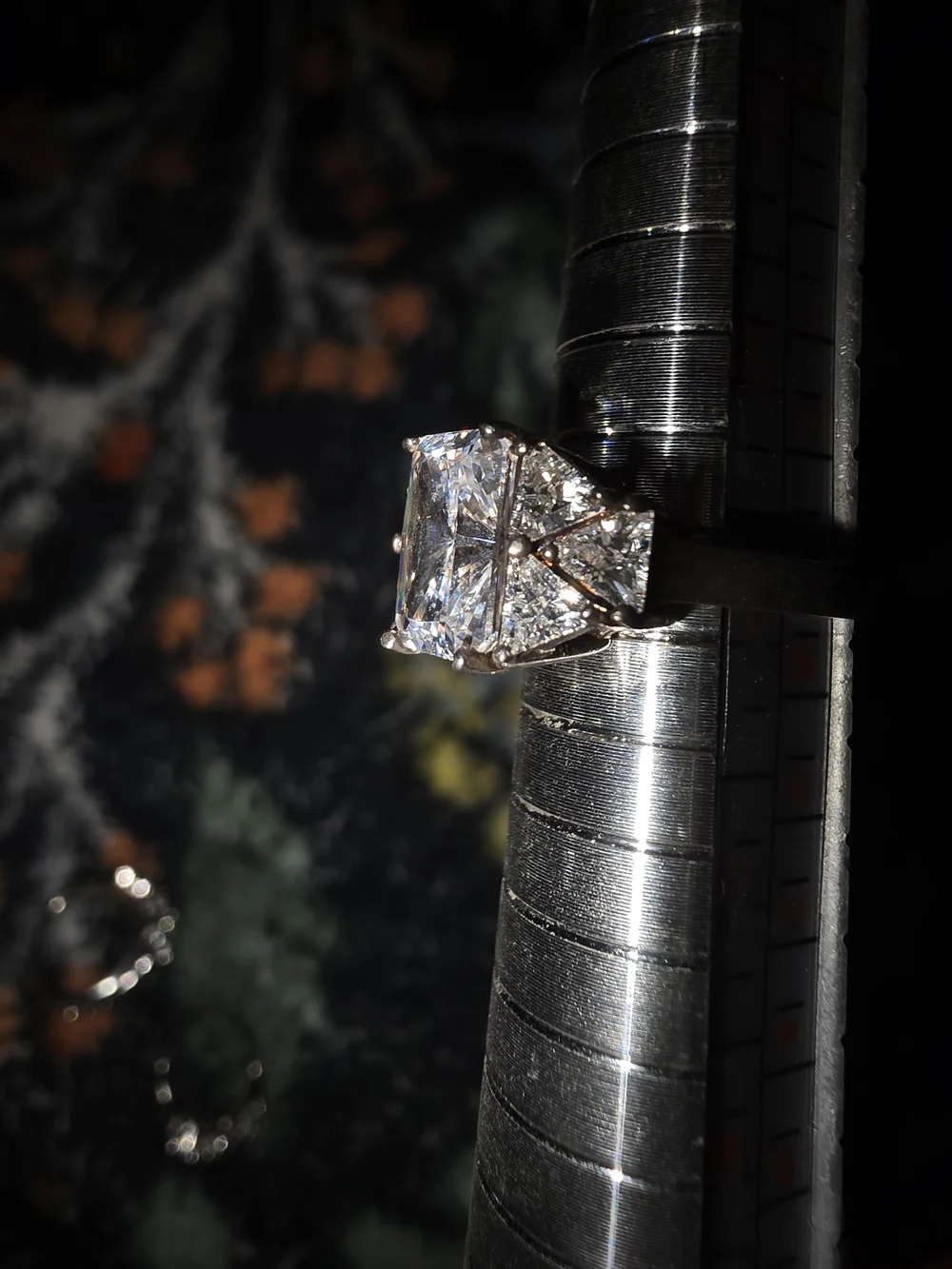 Classic White Gold Cubic Zirconia Engagement Ring - White
